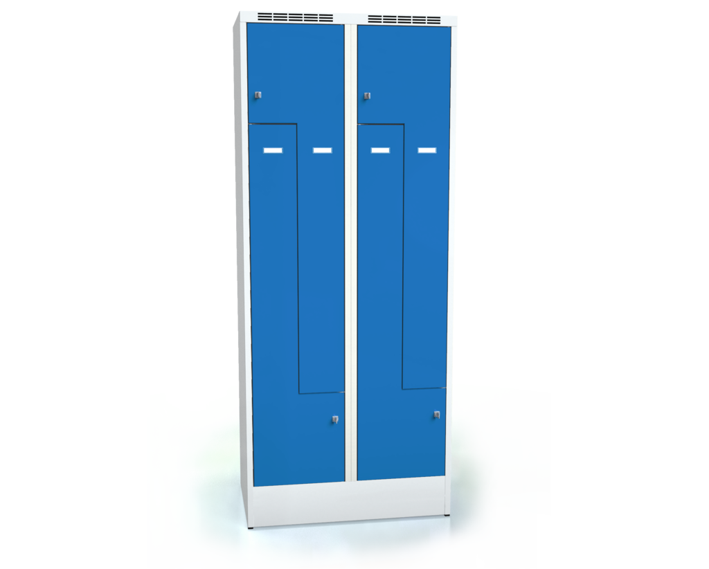 Cloakroom locker Z-shaped doors ALDOP 1920 x 800 x 500